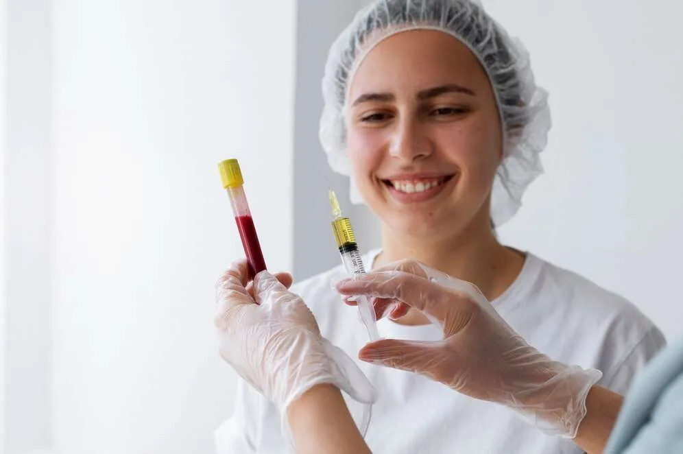 front-view-smiley-woman-looking-injection_23-2149404716