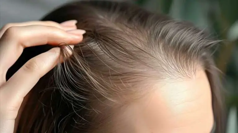 Patient with thinning hair considering restoration options